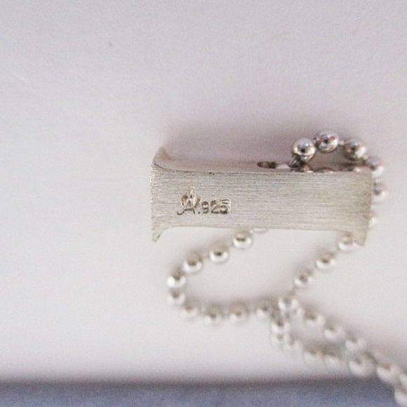 ALEX WOO - Sterling Silver Letter L Necklace - Picture 4 of 6